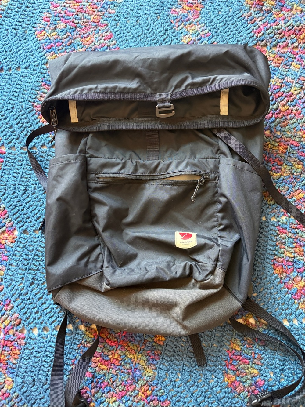 Fjallraven High Coast Foldsack Backpack - Black